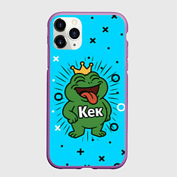 Чехол iPhone 11 Pro матовый Кек веселая лягушка мем