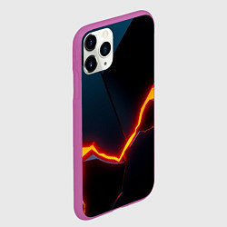 Чехол iPhone 11 Pro матовый Breaking block, цвет: 3D-фиолетовый — фото 2