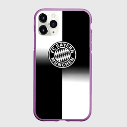 Чехол iPhone 11 Pro матовый Бавария Мюнхен геометрия градиент