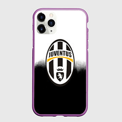 Чехол iPhone 11 Pro матовый Ювентус деревья краски