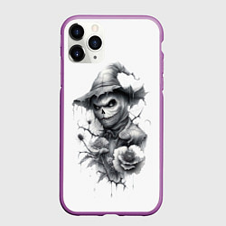 Чехол iPhone 11 Pro матовый Eerie Scarecrow