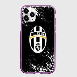 Чехол iPhone 11 Pro матовый Ювентус черепа краски