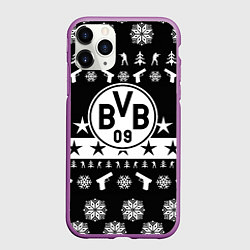 Чехол iPhone 11 Pro матовый Borussia x counter strike