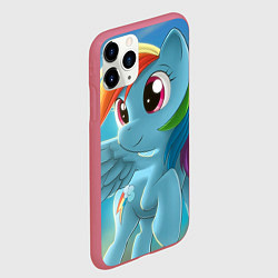 Чехол iPhone 11 Pro матовый My littlle pony, цвет: 3D-малиновый — фото 2