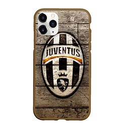 Чехол iPhone 11 Pro матовый Juventus, цвет: 3D-коричневый