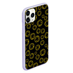 Чехол iPhone 11 Pro матовый Nirvana Pattern, цвет: 3D-светло-сиреневый — фото 2