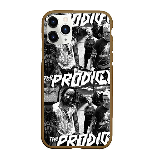 Чехол iPhone 11 Pro матовый The Prodigy / 3D-Коричневый – фото 1