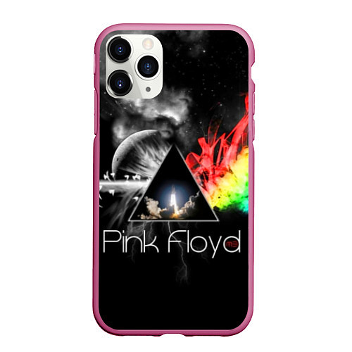 Чехол iPhone 11 Pro матовый Pink Floyd / 3D-Малиновый – фото 1