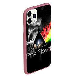 Чехол iPhone 11 Pro матовый Pink Floyd, цвет: 3D-малиновый — фото 2