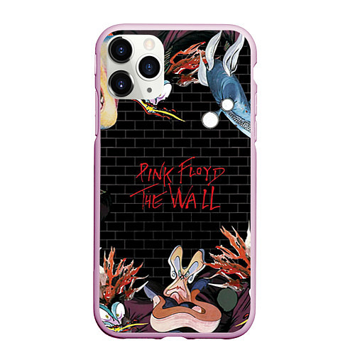Чехол iPhone 11 Pro матовый Pink Floyd: The Wall / 3D-Розовый – фото 1