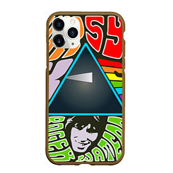 Чехол iPhone 11 Pro матовый Pink Floyd, цвет: 3D-коричневый