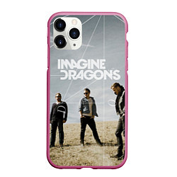 Чехол iPhone 11 Pro матовый Imagine Dragons: Boys, цвет: 3D-малиновый