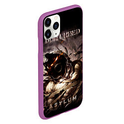 Чехол iPhone 11 Pro матовый Disturbed, цвет: 3D-фиолетовый — фото 2