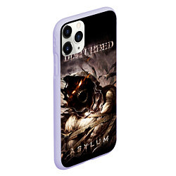 Чехол iPhone 11 Pro матовый Disturbed, цвет: 3D-светло-сиреневый — фото 2