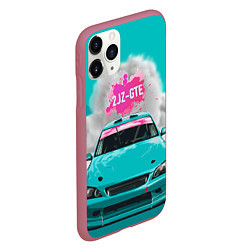 Чехол iPhone 11 Pro матовый 2 JZ GTE, цвет: 3D-малиновый — фото 2