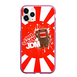 Чехол iPhone 11 Pro матовый Domo jdm, цвет: 3D-малиновый