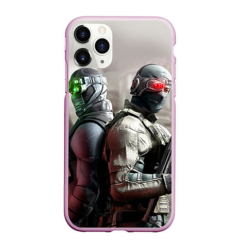 Чехол iPhone 11 Pro матовый Splinter Cell: Conviction / 3D-Розовый – фото 1