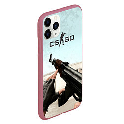 Чехол iPhone 11 Pro матовый Counter-Strike: De Dust, цвет: 3D-малиновый — фото 2