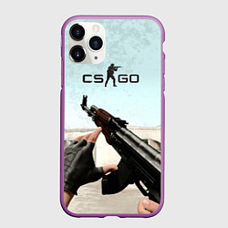 Чехол iPhone 11 Pro матовый Counter-Strike: De Dust, цвет: 3D-фиолетовый