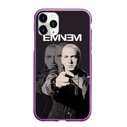 Чехол iPhone 11 Pro матовый Eminem: You, цвет: 3D-фиолетовый