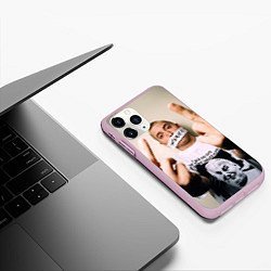 Чехол iPhone 11 Pro матовый Eminem: I am Rap, цвет: 3D-розовый — фото 2