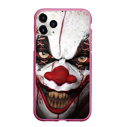 Чехол iPhone 11 Pro матовый Зомби клоун