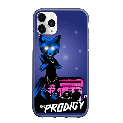 Чехол iPhone 11 Pro матовый The Prodigy: Night Fox / 3D-Серый – фото 1