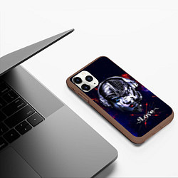 Чехол iPhone 11 Pro матовый Love pirate station, цвет: 3D-коричневый — фото 2