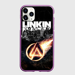 Чехол iPhone 11 Pro матовый Linkin Park: Comet, цвет: 3D-фиолетовый