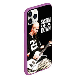 Чехол iPhone 11 Pro матовый System of a Down, цвет: 3D-фиолетовый — фото 2