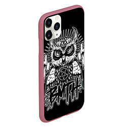 Чехол iPhone 11 Pro матовый BMTH Owl, цвет: 3D-малиновый — фото 2