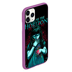 Чехол iPhone 11 Pro матовый BMTH: Zombie Girl, цвет: 3D-фиолетовый — фото 2