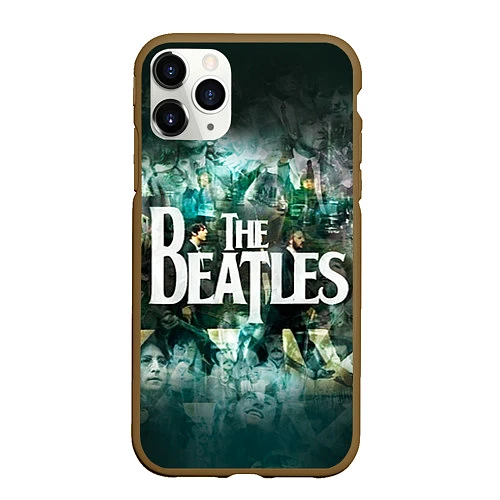 Чехол iPhone 11 Pro матовый The Beatles Stories / 3D-Коричневый – фото 1