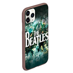 Чехол iPhone 11 Pro матовый The Beatles Stories, цвет: 3D-коричневый — фото 2