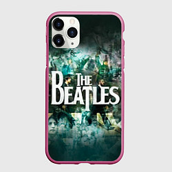 Чехол iPhone 11 Pro матовый The Beatles Stories, цвет: 3D-малиновый
