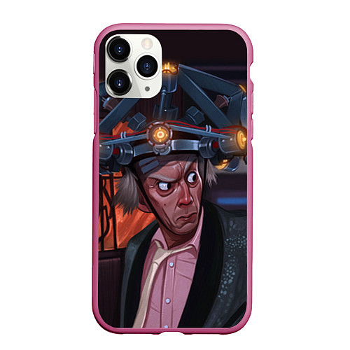 Чехол iPhone 11 Pro матовый Emmett Lathrop Brown / 3D-Малиновый – фото 1