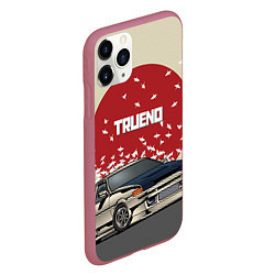 Чехол iPhone 11 Pro матовый Toyota Trueno ae86, цвет: 3D-малиновый — фото 2