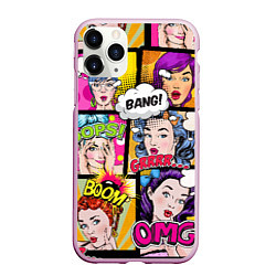 Чехол iPhone 11 Pro матовый POP ART