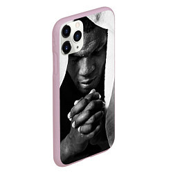 Чехол iPhone 11 Pro матовый Майк Тайсон, цвет: 3D-розовый — фото 2