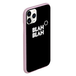 Чехол iPhone 11 Pro матовый Blah-blah, цвет: 3D-розовый — фото 2