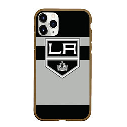 Чехол iPhone 11 Pro матовый Los Angeles Kings