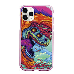 Чехол iPhone 11 Pro матовый CS:GO Hyper Beast, цвет: 3D-розовый