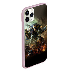 Чехол iPhone 11 Pro матовый Титан, цвет: 3D-розовый — фото 2