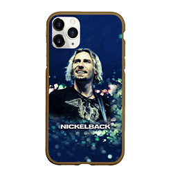 Чехол iPhone 11 Pro матовый Nickelback: Chad Kroeger, цвет: 3D-коричневый