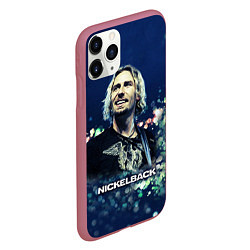 Чехол iPhone 11 Pro матовый Nickelback: Chad Kroeger, цвет: 3D-малиновый — фото 2