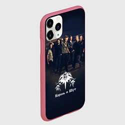 Чехол iPhone 11 Pro матовый Король и Шут 1, цвет: 3D-малиновый — фото 2
