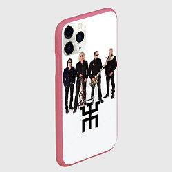 Чехол iPhone 11 Pro матовый Группа Пикник, цвет: 3D-малиновый — фото 2
