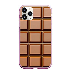 Чехол iPhone 11 Pro матовый Шоколад, цвет: 3D-розовый
