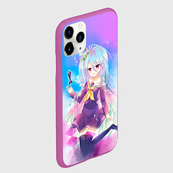 Чехол iPhone 11 Pro матовый No Game No Life, цвет: 3D-фиолетовый — фото 2