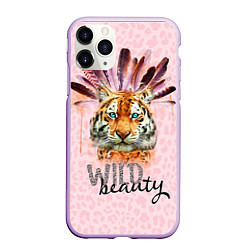 Чехол iPhone 11 Pro матовый Wild Beauty, цвет: 3D-сиреневый